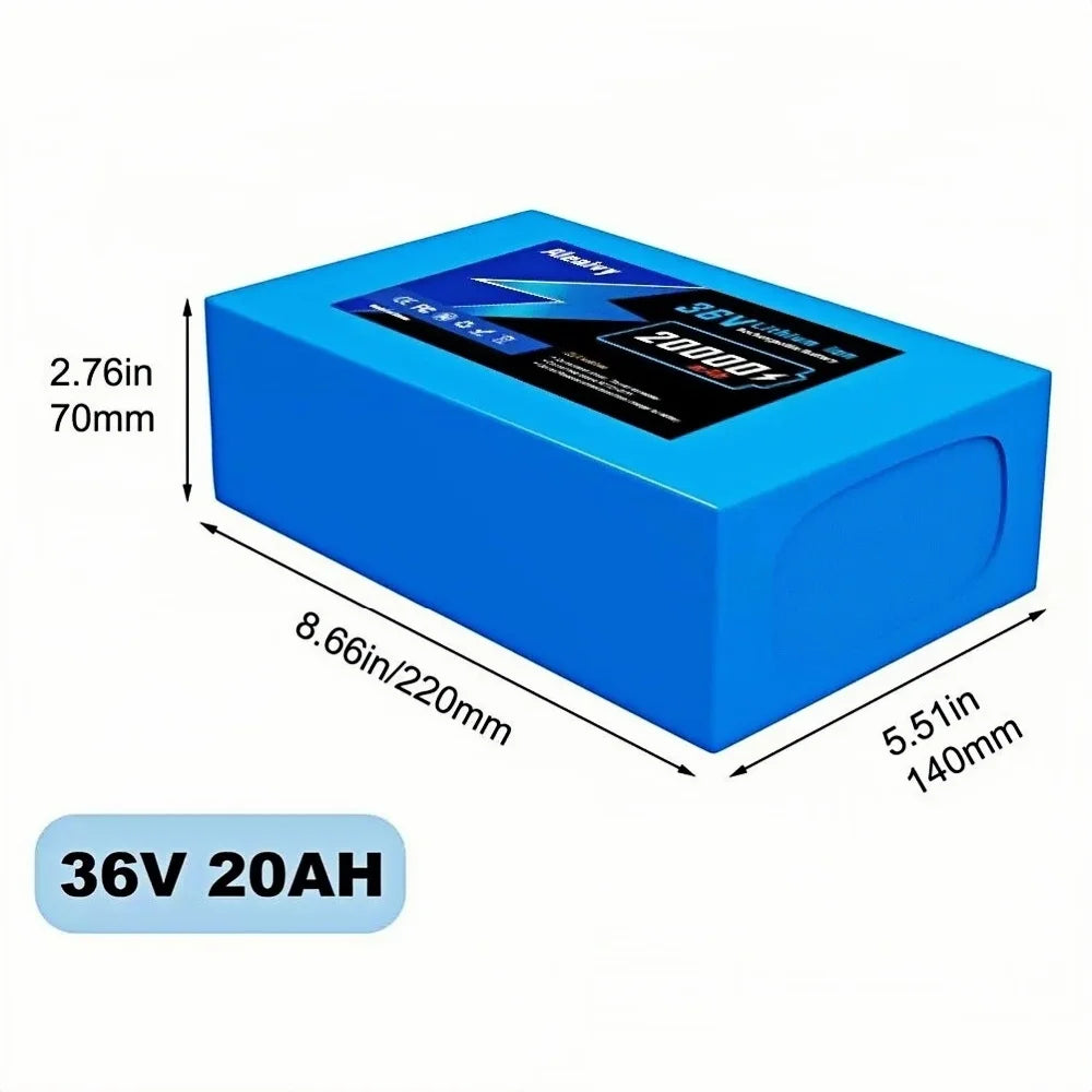 10S6P 36V 20000mAh Electric Scooter Lithium Battery 18650 Battery Pack 36V 20Ah Electric Scooter Electric Scooter Battery 42v