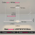 Modern light creative bar counter strip designer lamps LED Pendant Light  for Dining Table Kitchen Chandelier Memory Function