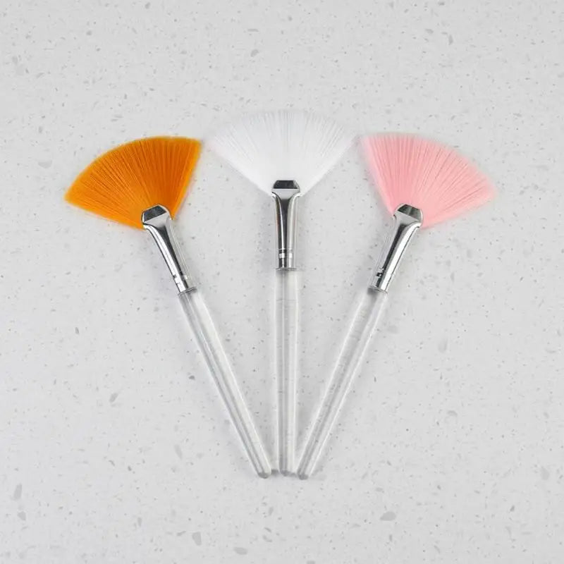 Fan-Shaped Makeup Brush Facial Mask Brush Soft Applicator Brushes Facial Beauty Tool DIY Tool