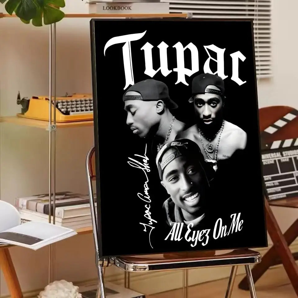 Rapper 2Pac T-Tupac S-Shakur Poster Paper Print Home Living Room Bedroom Entrance Bar Cafe Art Painting Decoration