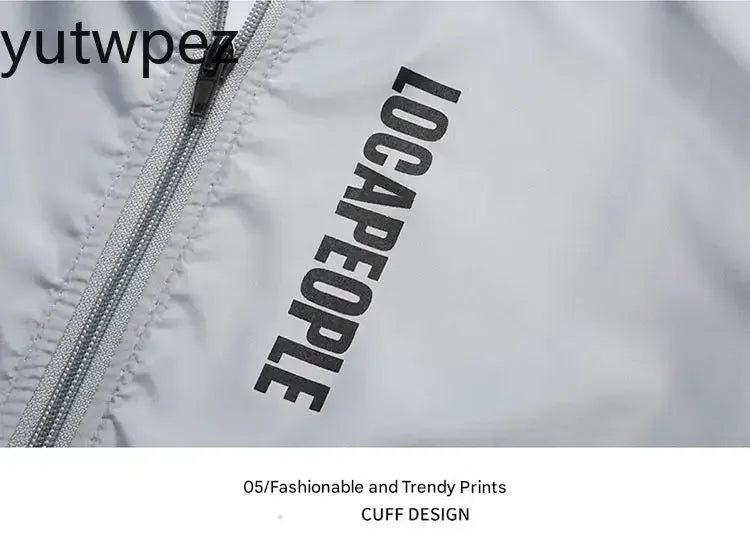 UPF50+ Summer Sun Protection Clothing Men's Casual Waterproof Quick-drying Bicycle Hooded Jacket Hiking Thin Skin Windbreaker