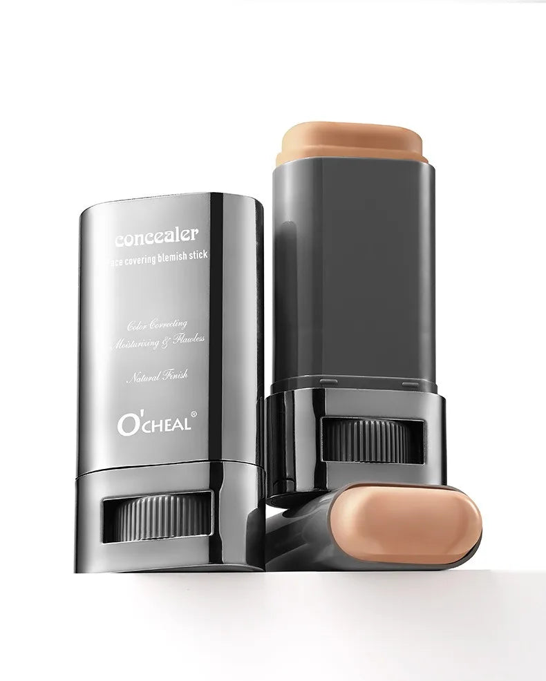 Matte Foundation Cream Stick Boosted Skin Tint Silky Texture Moisturizing Lasting Coverage Concealer Base Even Skin Tone Makeup