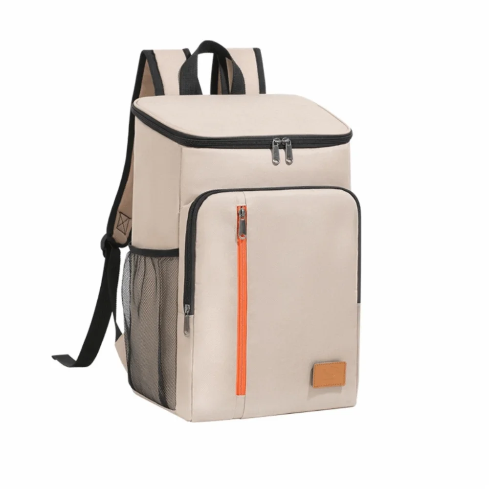 Insulated Backpack Double Shoulder Thickened Portable Thermal Lunch Bag Oxford Fashion Large Capacity Cooler Bag