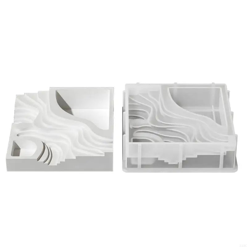 terraced planter silicone mold terraced mold for diy crafts home decors flower pot silicone molds cement planters gypsum pen