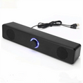 Wired PC Soundbar Stereo Strong Bass Bluetooth Speaker Wireless Compact Stereo USB Powered Soundbar Conference Room