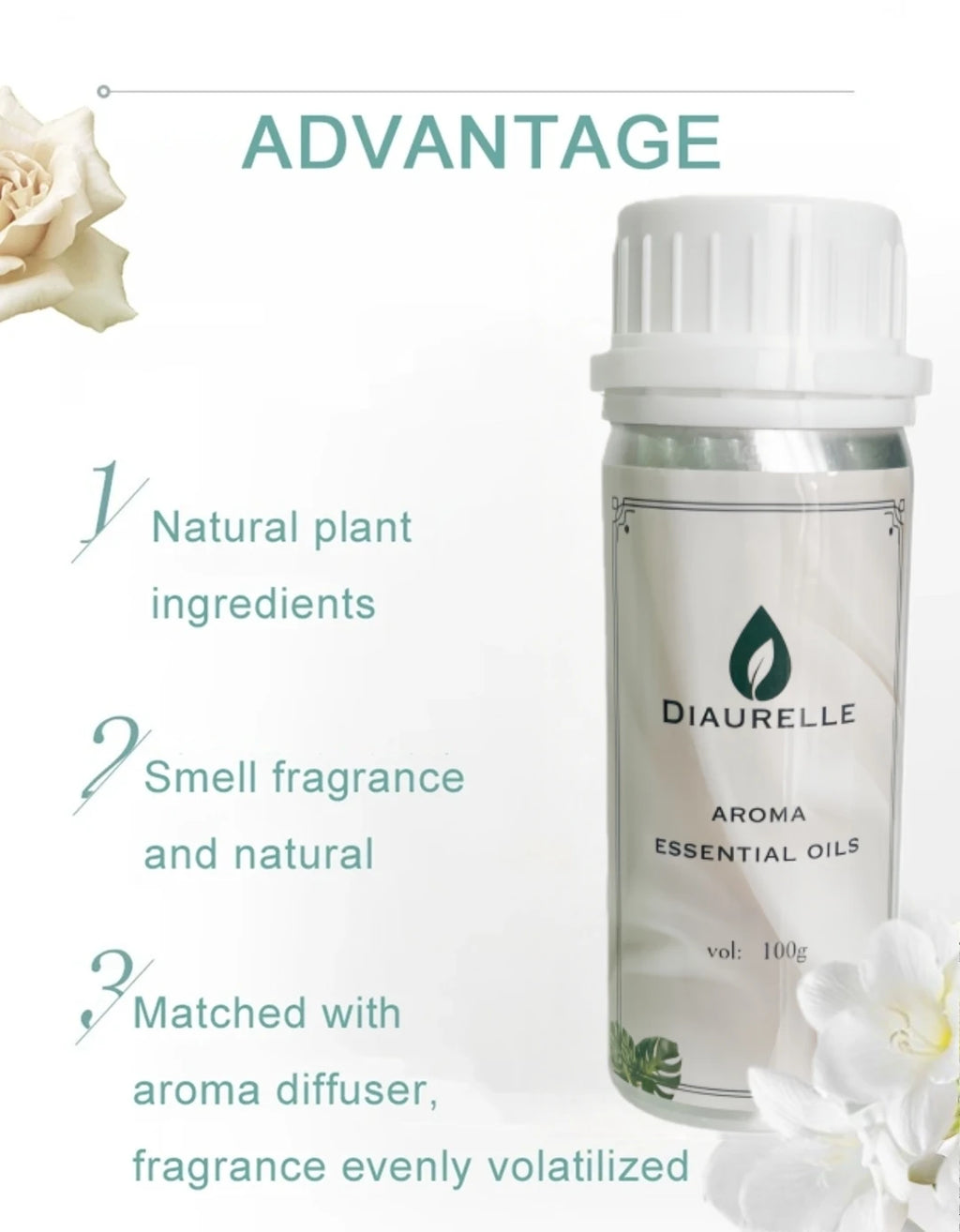 Abercrombie 100mL Essential Oil Aromatic Fragrance for Perfume Making Home Aroma Diffuser Air Freshener for Room Scents
