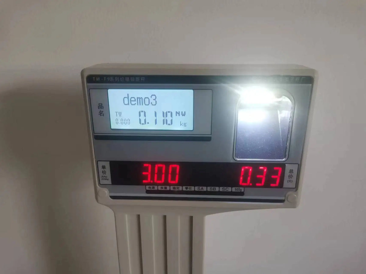 Dual Touch Screen Long Fly Label Scale Digital Weighing POS Terminal Android AI Identify Label Scale for Supermarket