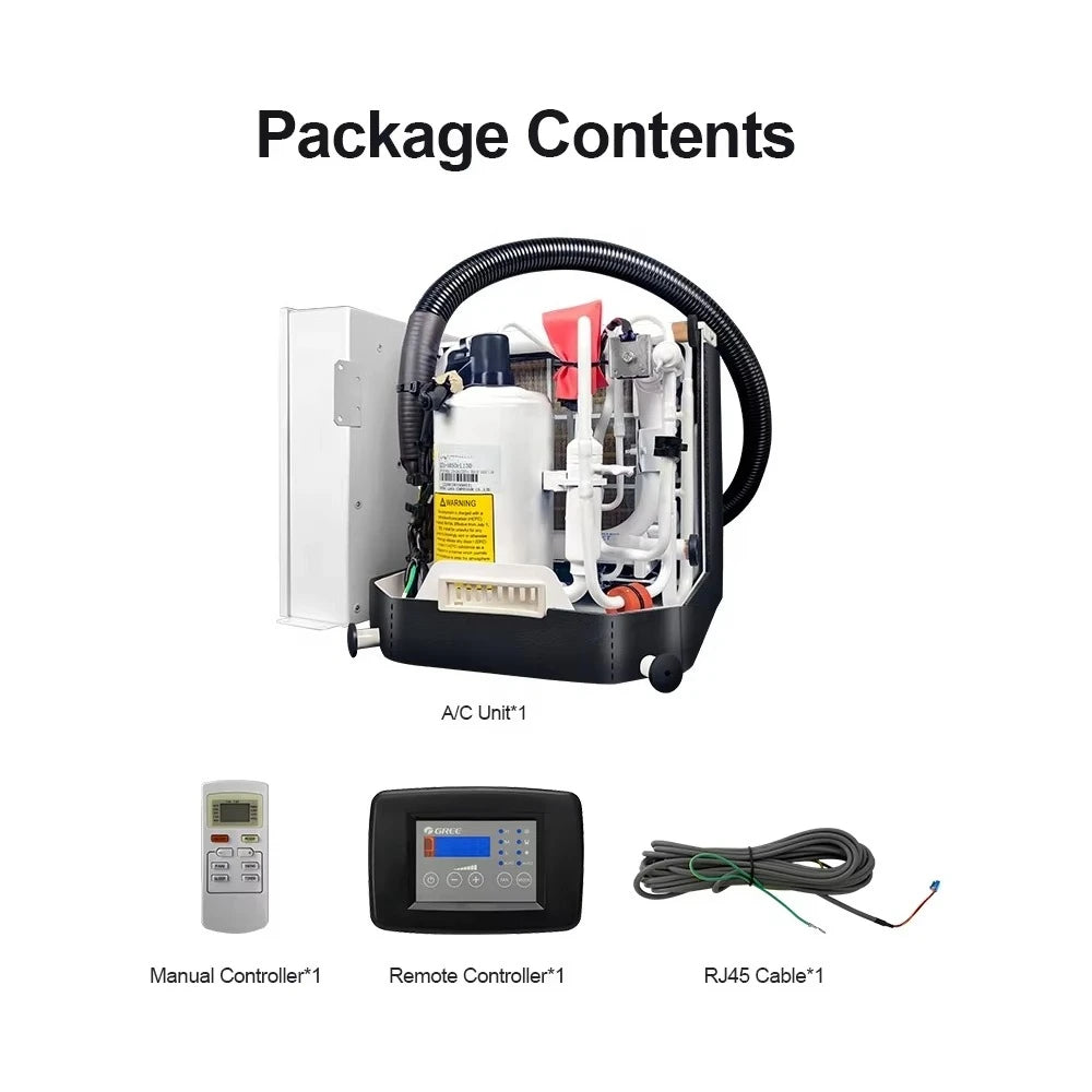 9000Btu to 36000Btu Water Cooled Package Marine Boat Air Conditioner Self-contained Sailboat Ship Yacht Air Conditioning