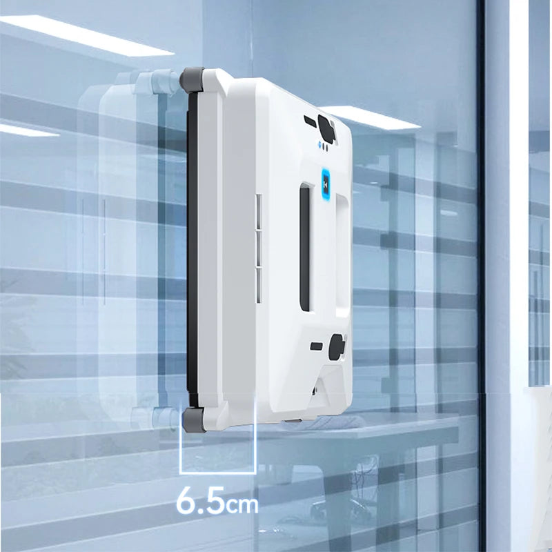 Window Cleaner Robot Dual Water Spray Remote Control Electric Glass Wall Cleaning High Vacuum Suction Window Washer Anti-falling