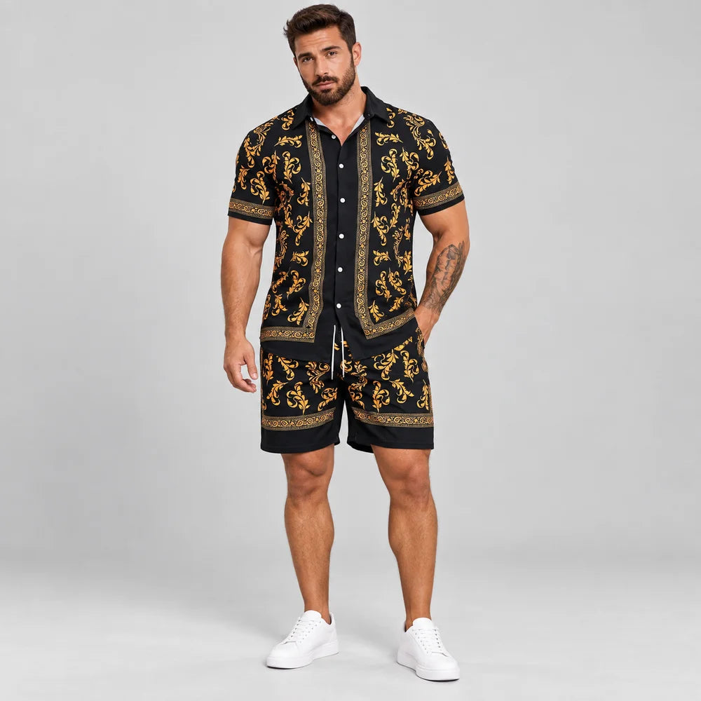 Unisex Casual Style Regular Fit Shorts Graphic Print Hooded Polyester Fabric Everyday Outfit