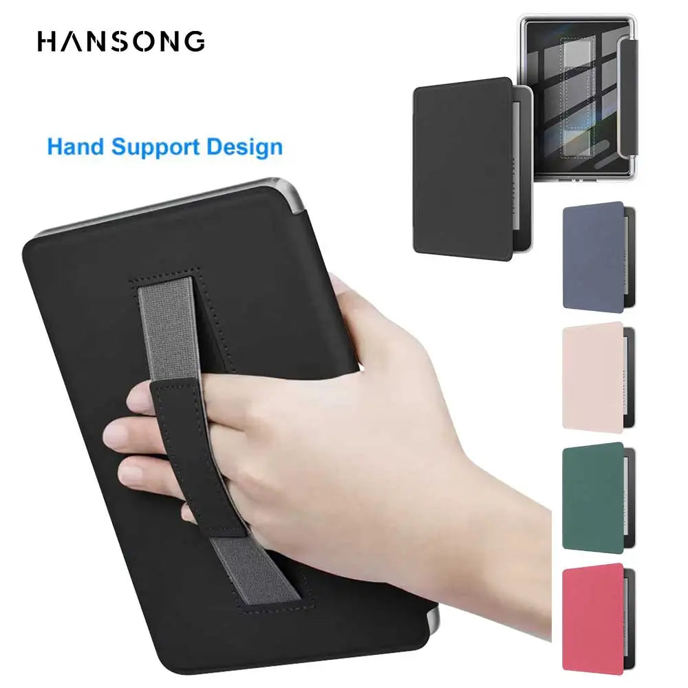 Hand Support Acrylic Case for Kindle Paperwhite 2024 2022 2021 12th 11th Generation C2V2L3 KPW 5 6 Auto Wake/Sleep