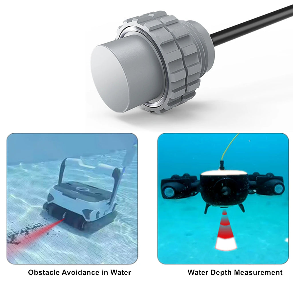 Underwater Submarine Ultrasonic Sensor Module Probe for Distance Measurement Obstacle Avoidance IP68 UART/RS485 Range 600cm