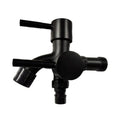 1Pc Multifunctional One Into Two Out Faucet - 304 Stainless Steel Double-outlet, Washing Machine Garden Sink Pool Outdoor Tap