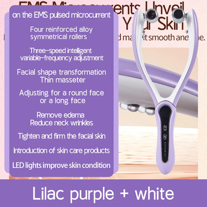 Facial beauty device Facial Massager Y Facial Lift Massager Chin Lifter Home beauty device Micro Electric Roller