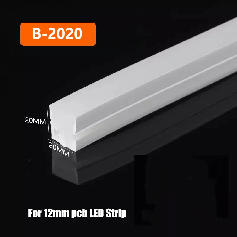 Led Neon Strip Rope Tube Waterproof Flexible Silicone Tape Diffuser for Ws2812 5050 Strip Light Home Atmosphere Decor Lighting