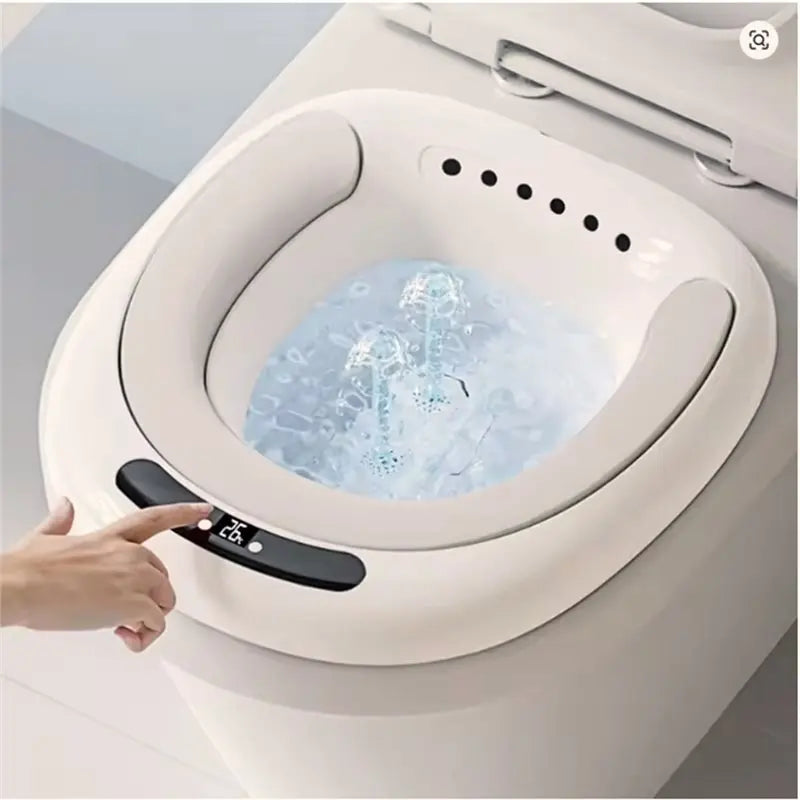 【ADORN】Electric Hands-Free Bidet System,Antibacterial Detachable Basin Kit, Postpartum Herbal Steaming Solution Functionality