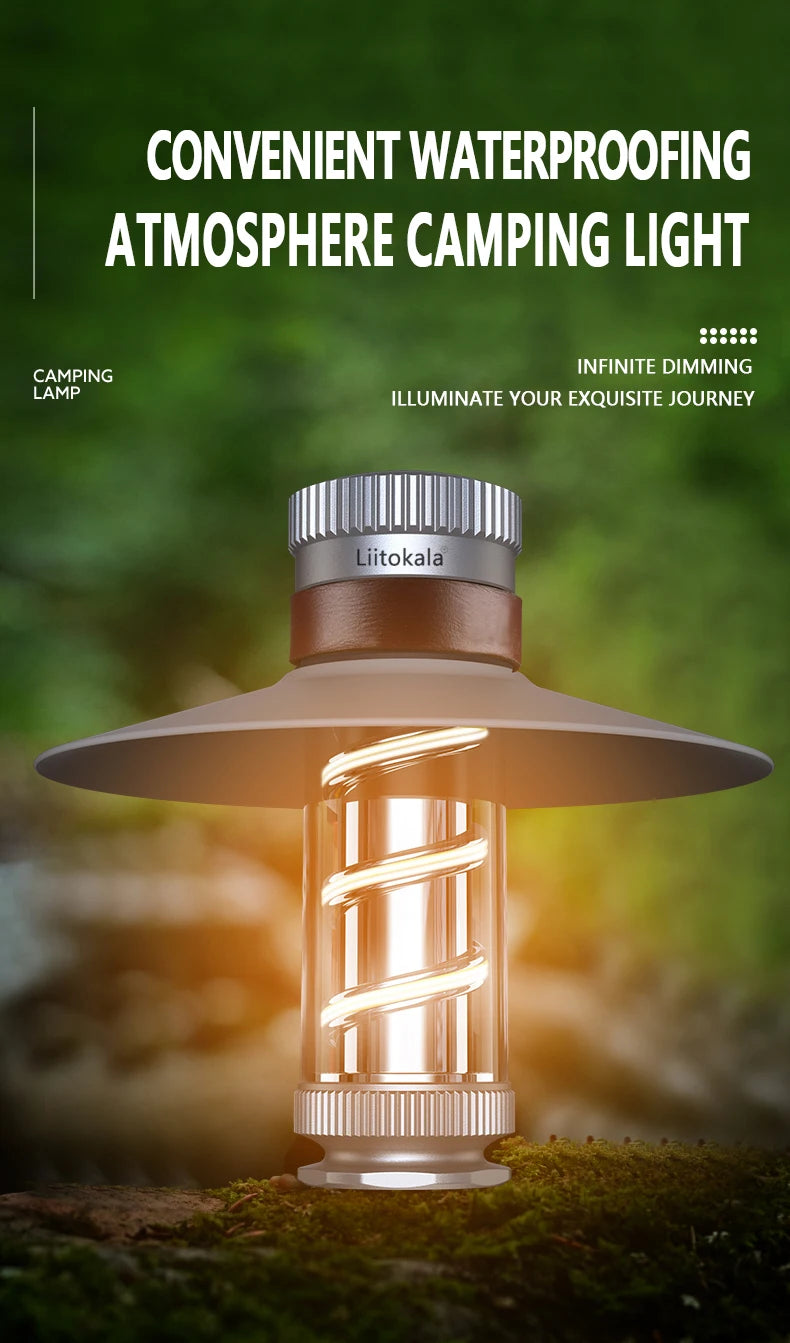 LiitoKala LF-818 Camping lights+18650 2000mAh Battery