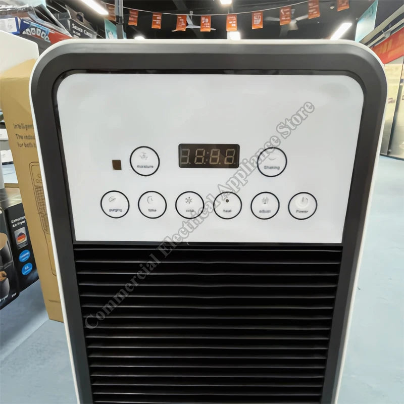 Water-Cooled Air Conditioner Fan Vertical Portable Electric Fan Household Mobile Cooling and Dual-use Heating Fan