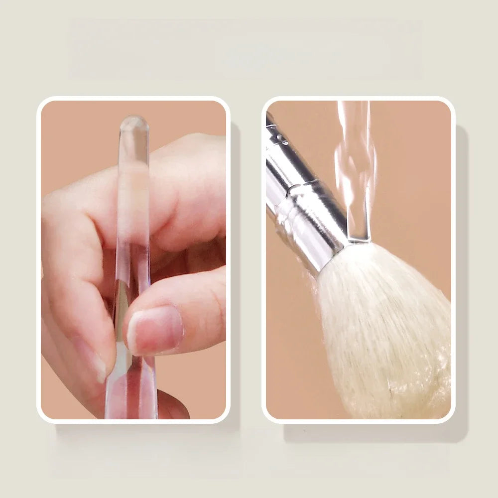 Facial Cleanser Brush Soft Face Massage Fan Wash Brush Pore Cleanning Exfoliating Beauty Face Mask Brush Portable Skin Care Tool