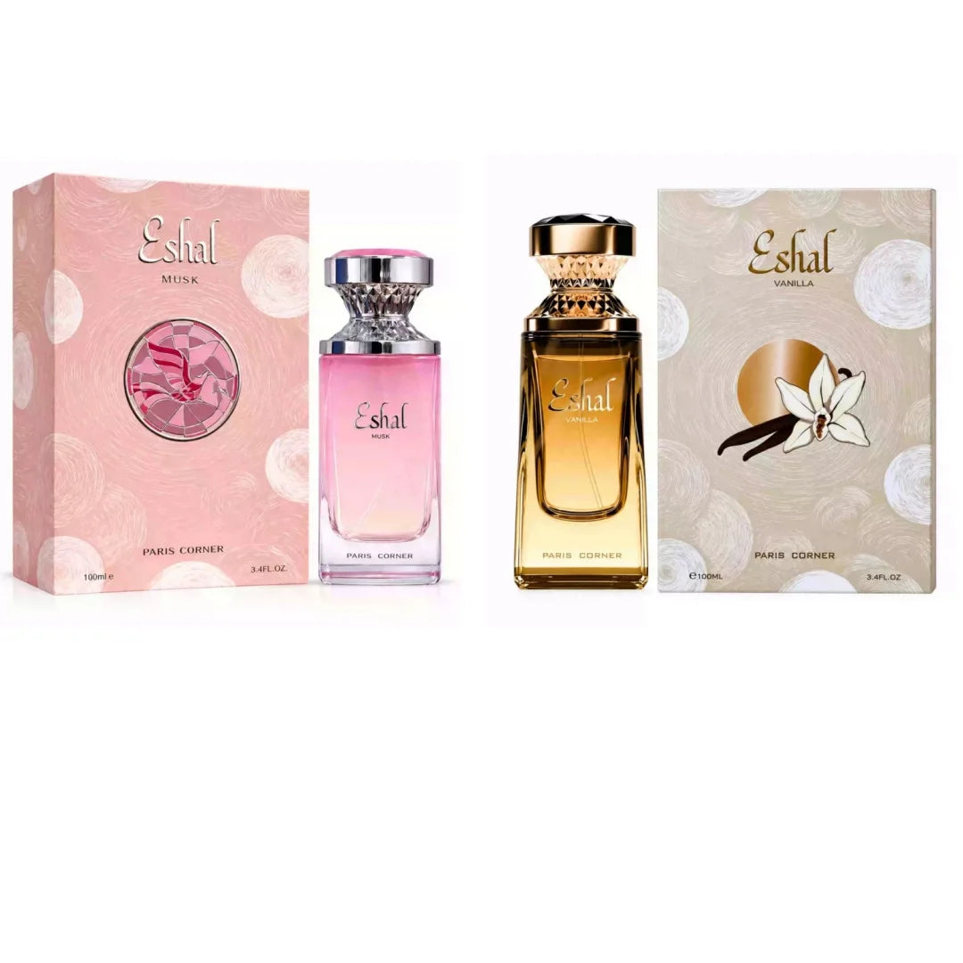 Women’s Perfume PARIS CORNER Eshal Vanilla Eau de Parfum 100ml EDP Spray, Vanilla Fragrance for Women