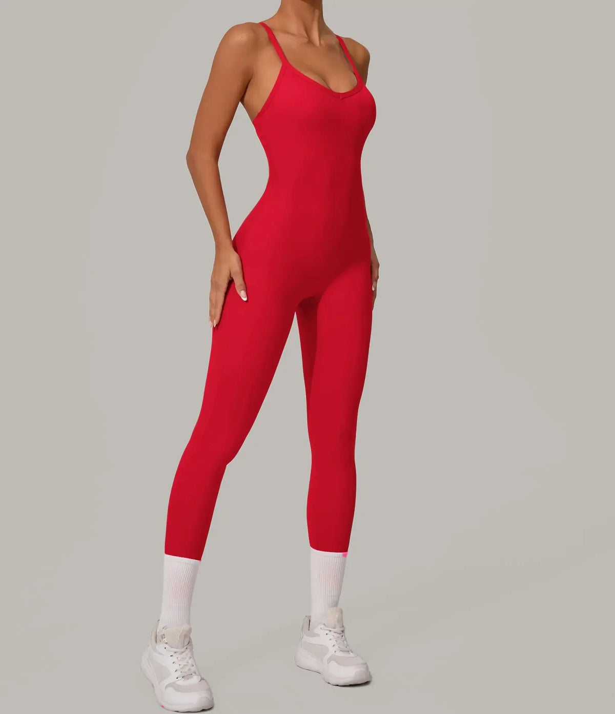 Wholesale Gym Clothes Woman Yoga Set Padding Women's Gym Jumpsuit Activewear Sportswear Push Up Fitness Sports Overalls Purple
