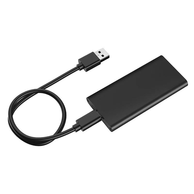 mSATA to USB 3.1 SSD Enclosure Adapter Case with USB Type C Interface for 30*50mm/30*25mm mSATA Internal Solid State Hard Drive