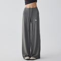 Women Wide Leg Yoga Pants Drawstring Loose Drape Straight Leg Long Pants Fitness Running Pilates Training Sports Trousers