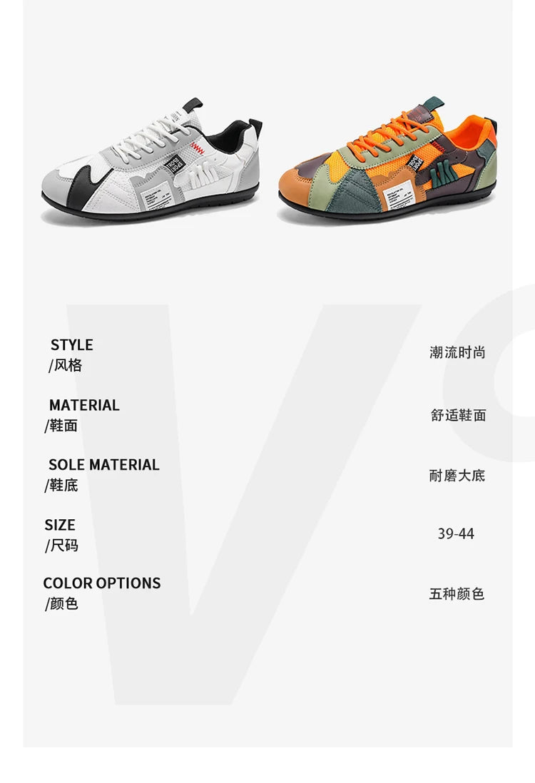 Men's Trendy Black and Gray Color-Blocked Mesh Breathable Casual Sports Shoes, Summer Thin Retro Forrest Gump Shoes, Lightweight Soft-Soled Shock-Absorbing Non-Slip Versatile Wear-Resistant Men's Shoes