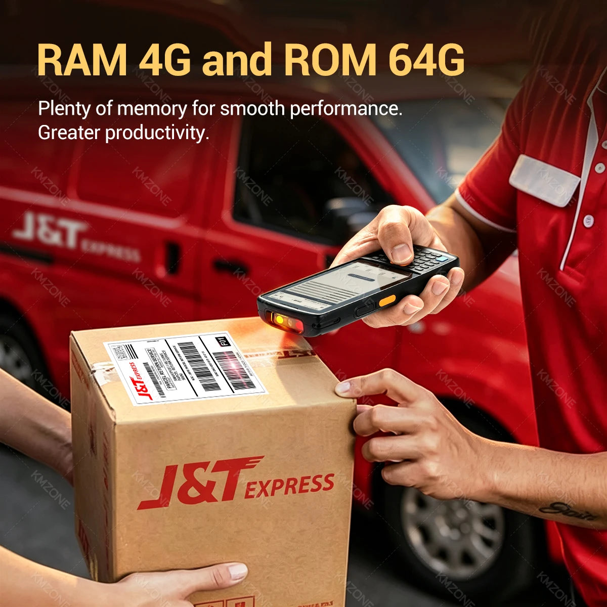 IData K3 Pro Android 12/14 with 1d 2D Barcode Handheld Terminal PDA Data Collector 4G For Flash kit, J&T, SPX, Ninja Express