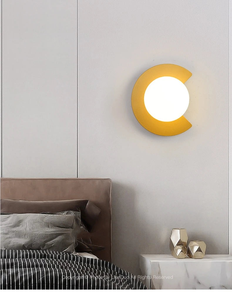 Bedside Wall Lamp for Bedroom Stairs Indoor LED Wall light Wall Sconce Home with G9 Light Bulb Living Room Gold Black Lighting