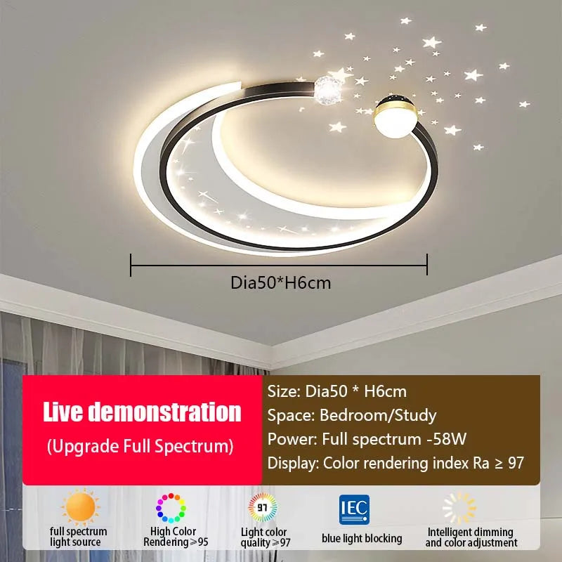 Modern LED Living Room, Dining Room, Bedroom Ceiling Lights, Luxurious and Simple Ceiling Lights, Indoor Home Lighting Fixtures