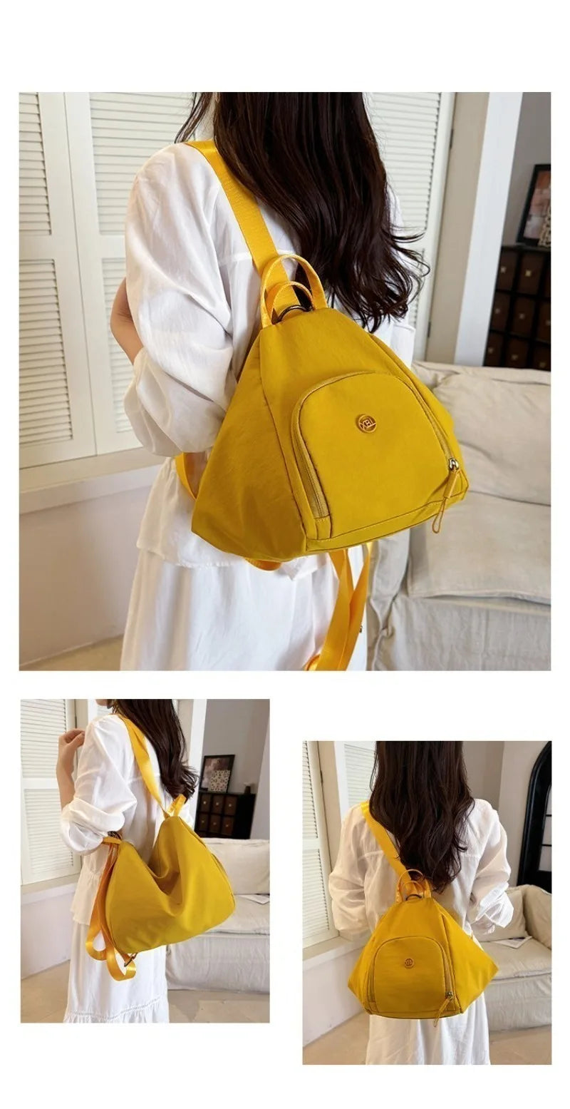 Women's Casual Nylon Large Capacity Shoulder Bag with Pocket, Casual Style for Daily Use, Sports, Travel, and Outdoor Activities