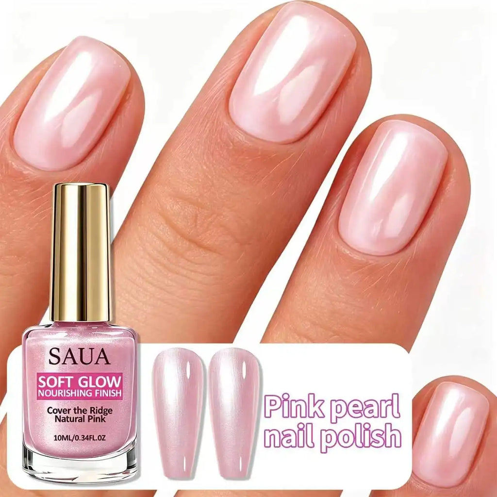 10ml Pink Nail Polish Can Create Shiny and Healthy Nails. It Is Convenient to Use and Can Be Dried Quickly Without Lighting