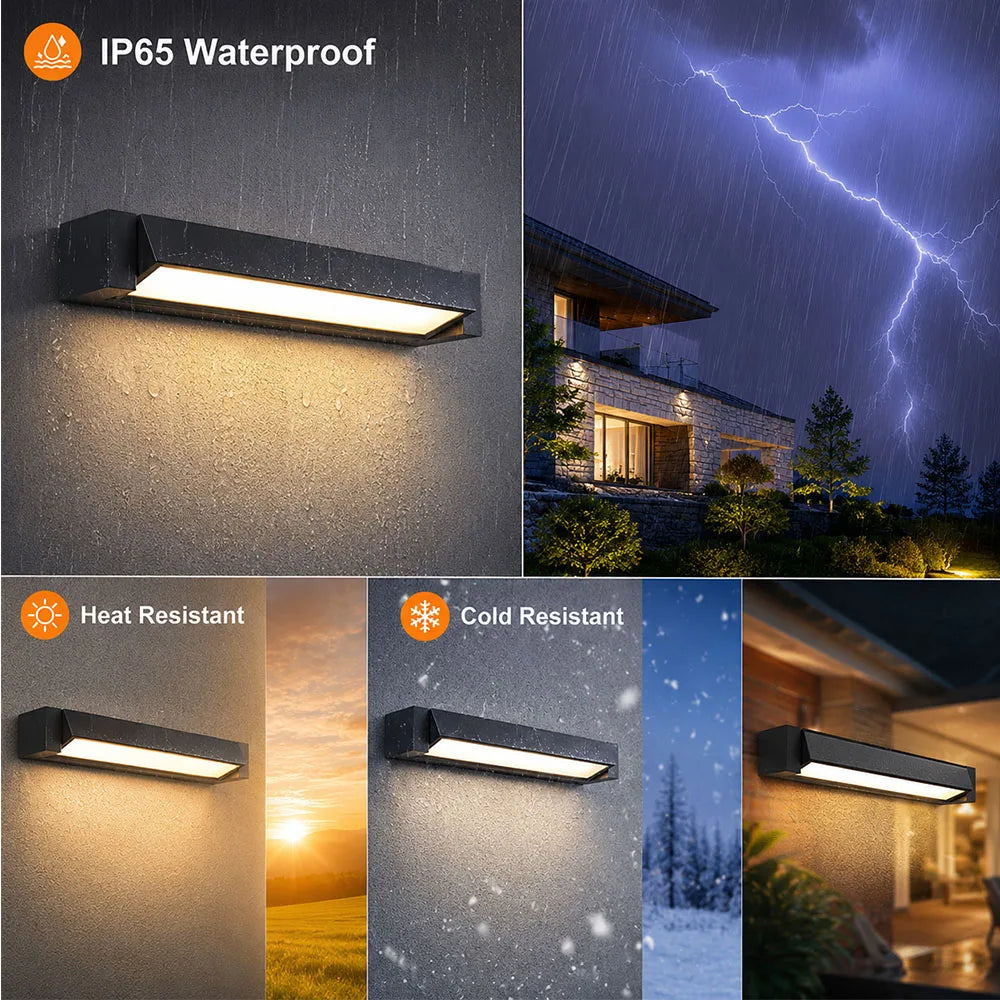 IP65 Waterproof Outdoor LED Wall Lamp Rotatable lamp Villa courtyard garden porch outdoor light Aluminum Wall Lights Fixture