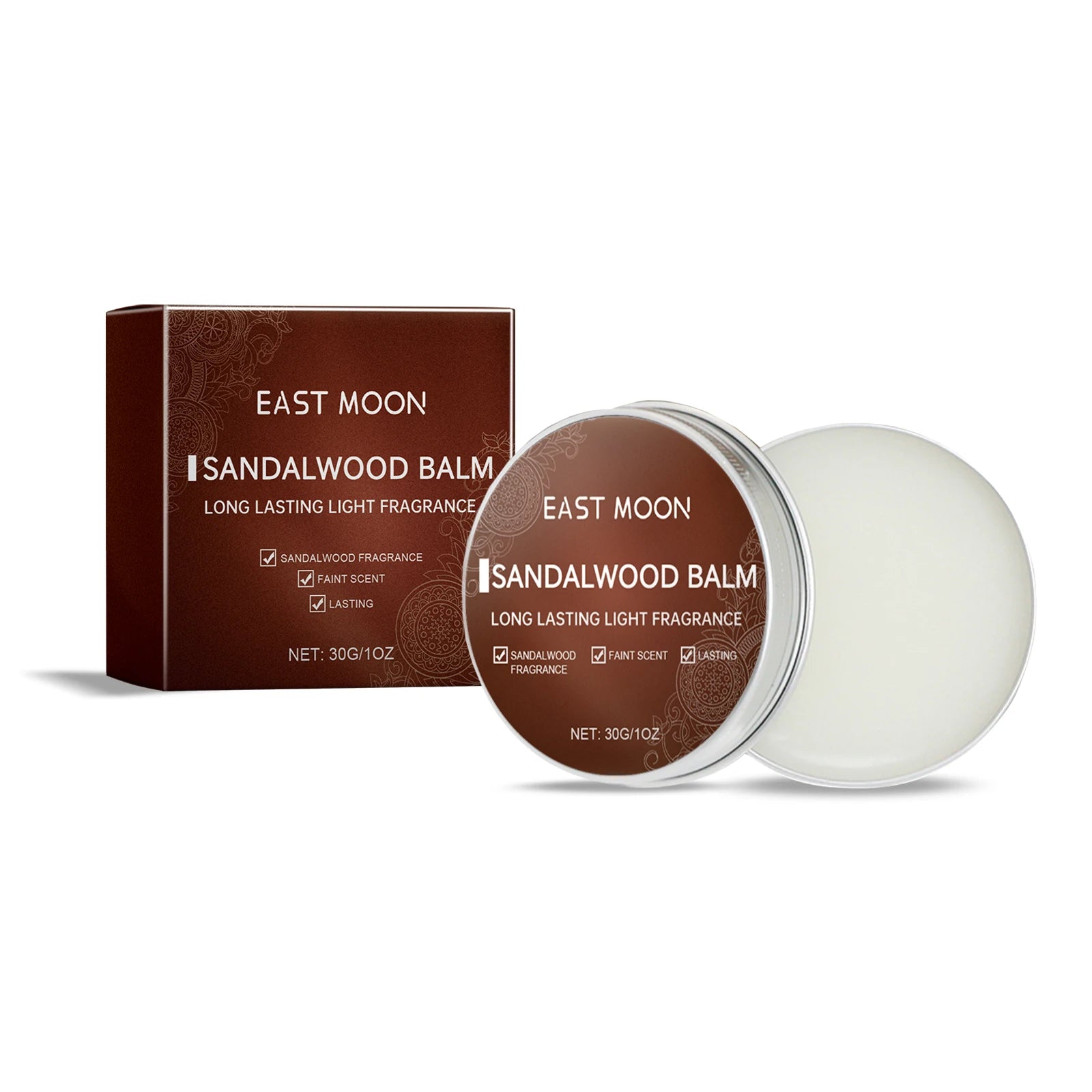 Men Sandalwood Balm Series Lasting Scent Keep Fresh Dating Flirting Improve Temptation Portable Body Light Fragrance Solid Balms