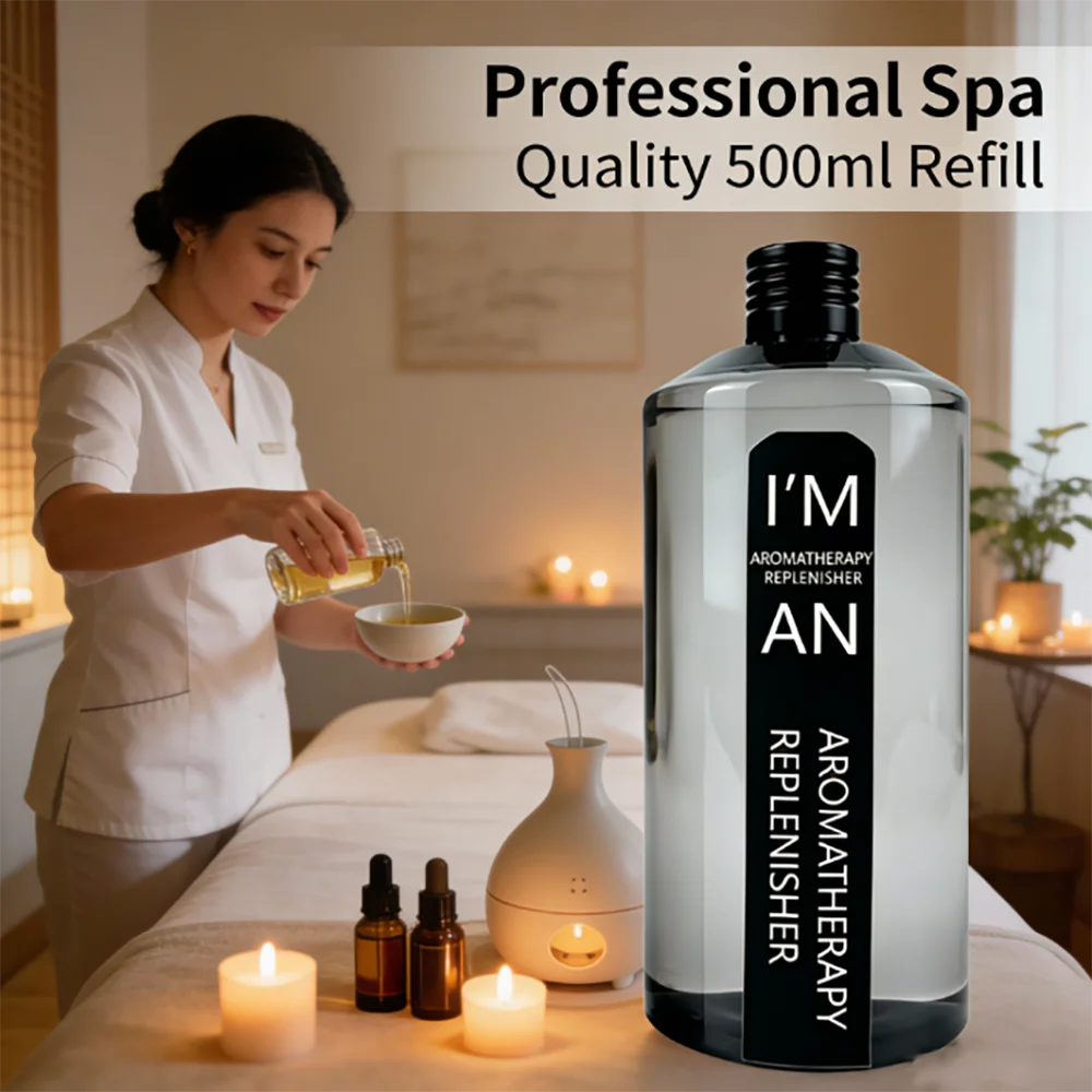 500ML Marriott Hilton Ritz Carlton Fragranc Oil Fireless Aromatherap Replenisher Fluid for Home Hotel Diffuser Essential Oil New