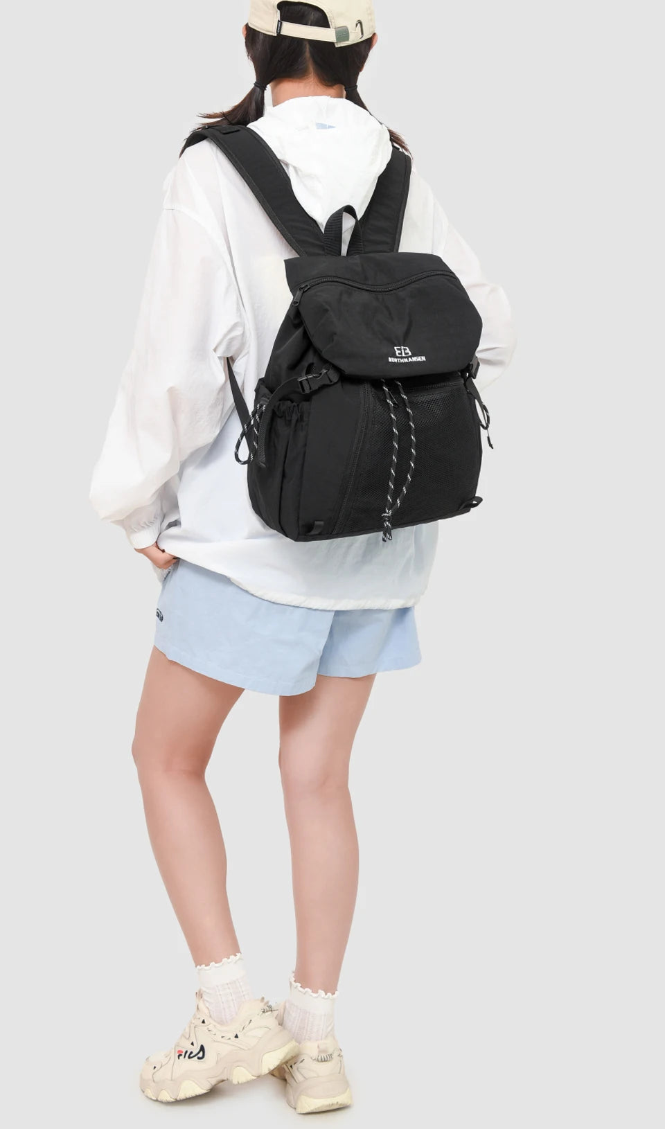 Fashion Commuter Backpack Female Waterproof Nylon Daypack Women Large Capacity School Bag for Girls Lightweight Travel Knapsack