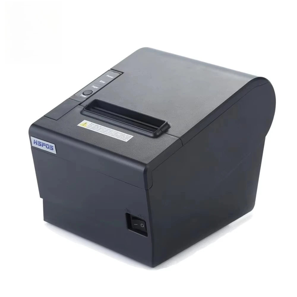 Auto Cut Pos 80 Printer Thermal Driver Download HS-802 180mm/s 3inch Receipt Pos Machine Cash Server With USB LAN Surface