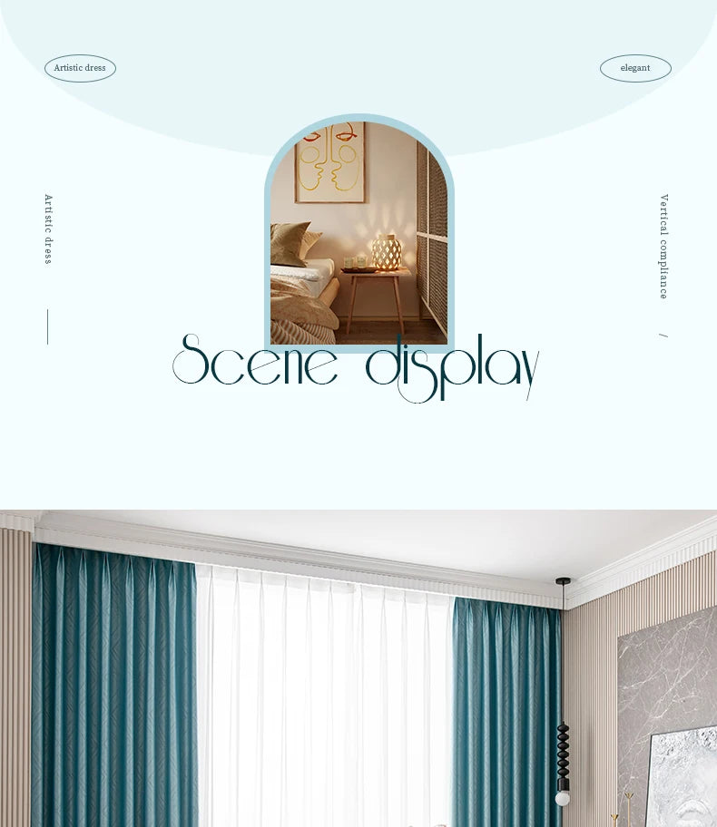 2025 Modern Light Luxury Fully Insulated Blackout Curtain Simple Sunscreen Bedroom Bay Window Curtains Soundproof Study Drapes