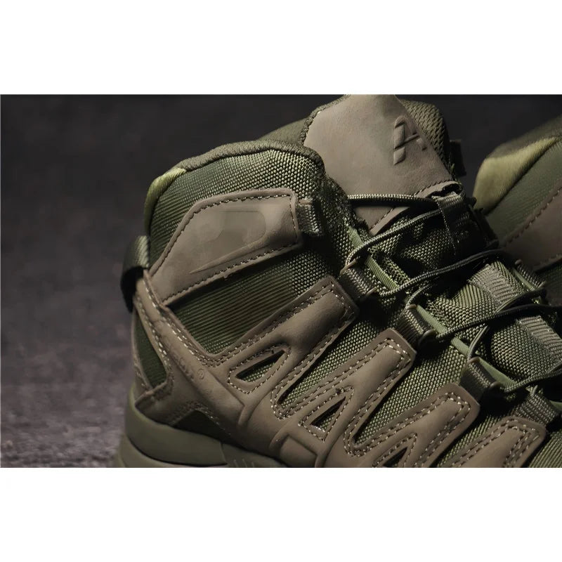 Cavalry RG Green 3D Tactical Boots Hiking Boots Green OD Green Zone Combat Boots Outdoor Sports Tactical Boots