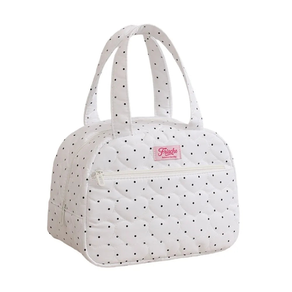 New Portable Handle Lunch Bag Waterproof Thickened Insulated Handbag Large Capacity Multi-functional Insulated Lunch Tote Bag