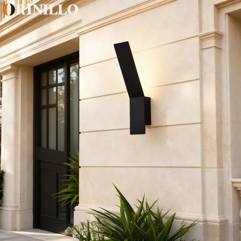 LED outdoor wall lamp IP65 modern simple waterproof hotel villa garden door creative outdoor lighting