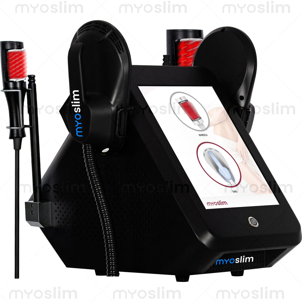 EMS RF 6500W 2 in 1 Body Sculpting Machine Electromagnetic Roller Massage Slimming Contouring Muscle Toning Salon Spa Home Use