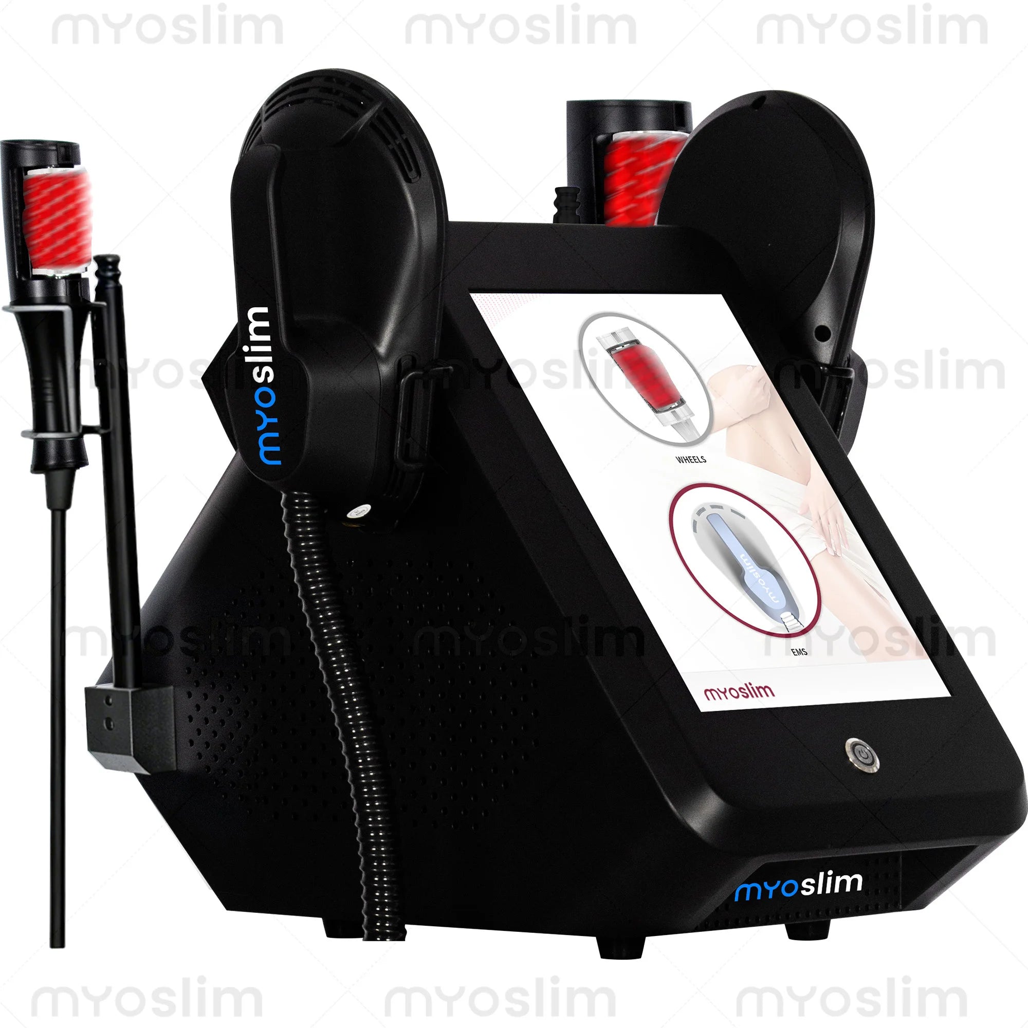 EMS RF 6500W 2 in 1 Body Sculpting Machine Electromagnetic Roller Massage Slimming Contouring Muscle Toning Salon Spa Home Use