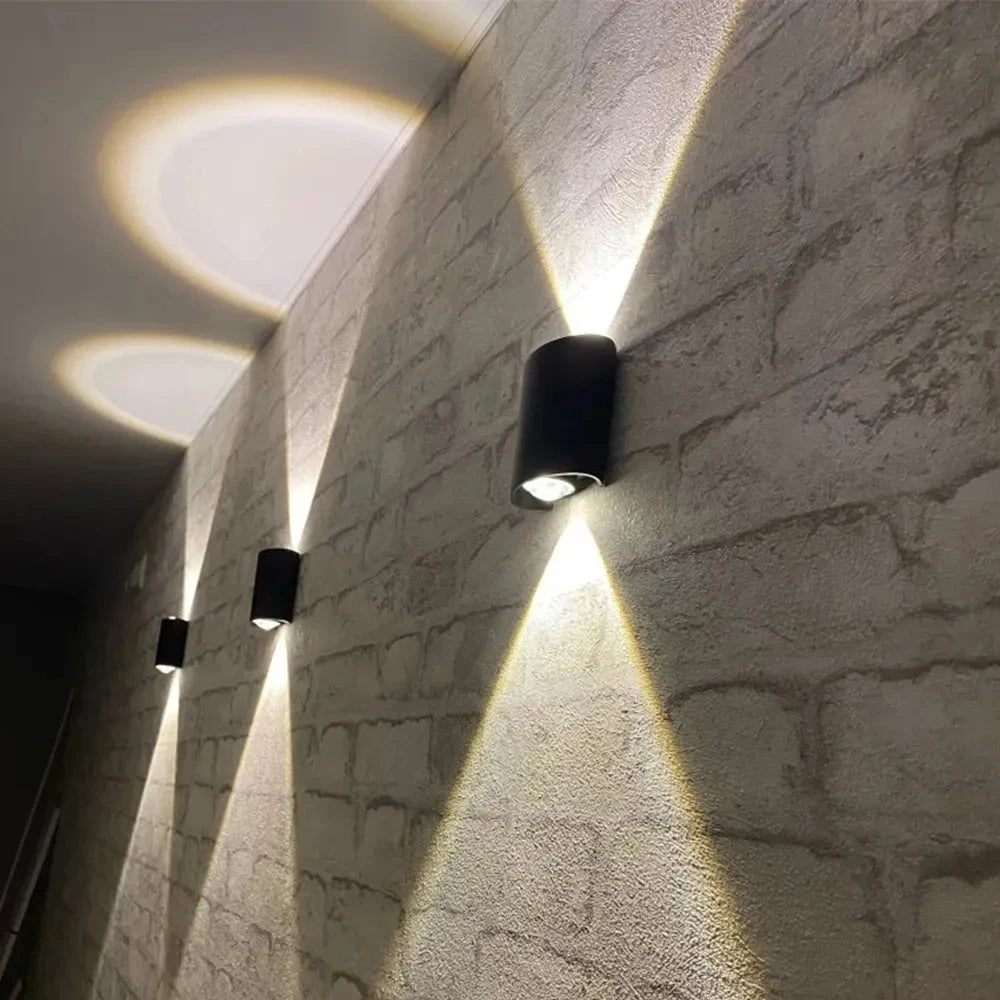 2W 4W 6W 8W 10W 12W LED Wall Light Outdoor Waterproof Modern Nordic style Indoor Wall Lamps Living Room Porch Garden Lamp