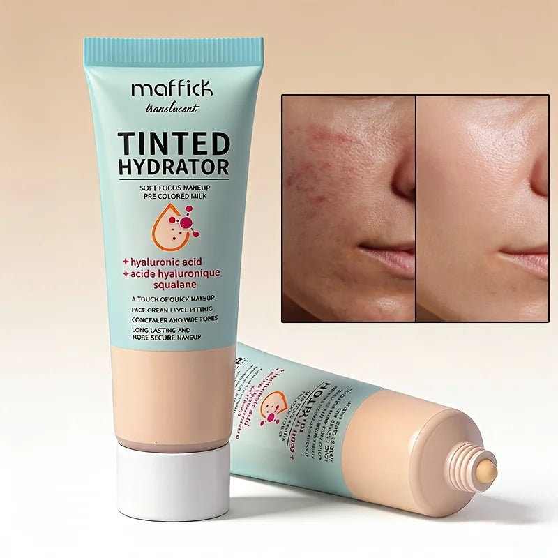 Tinted Primer Smooth Skin Blur Pores Fine Lines Waterproof Sweatproof Lightweight Natural Makeup Look