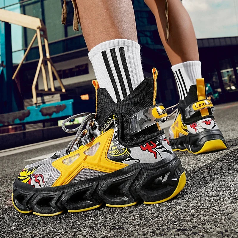 Men's Breathable Casual Sneakers Luxury Fashion Running Trainer Unisex Comfortable Wear Tenis Race Shoes