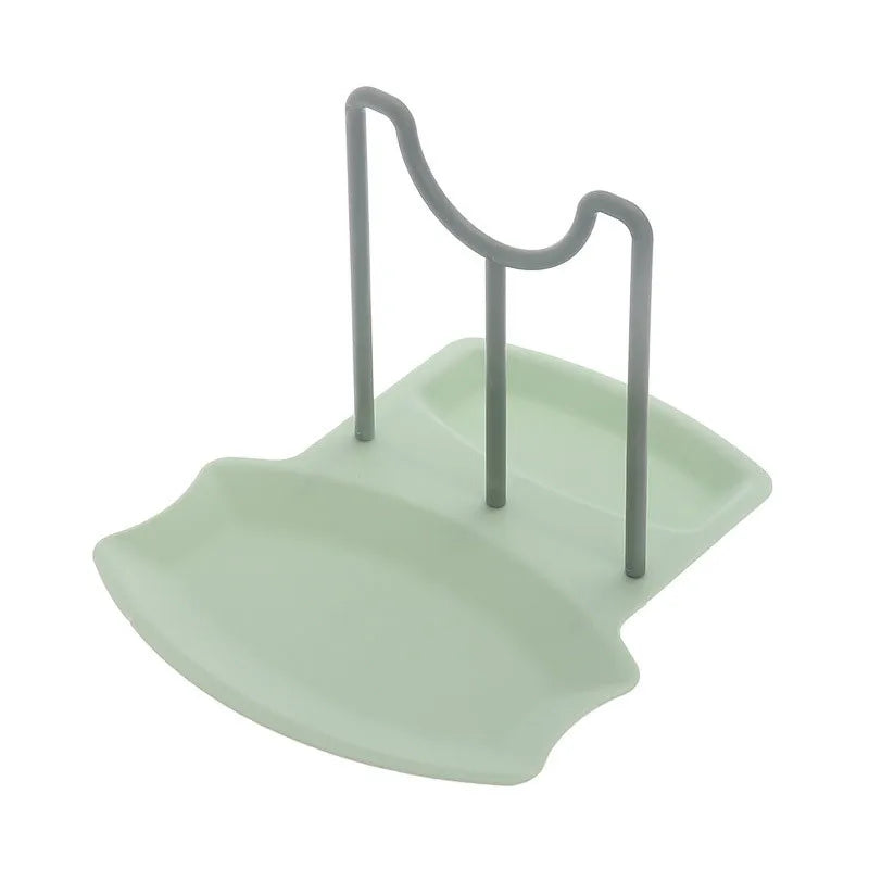 Kitchen Organizer Pot Lid Storage Rack Shelf Pan Drying Stand Countertop Punch-free Spoons Pad Storage Bracket Home Accessories