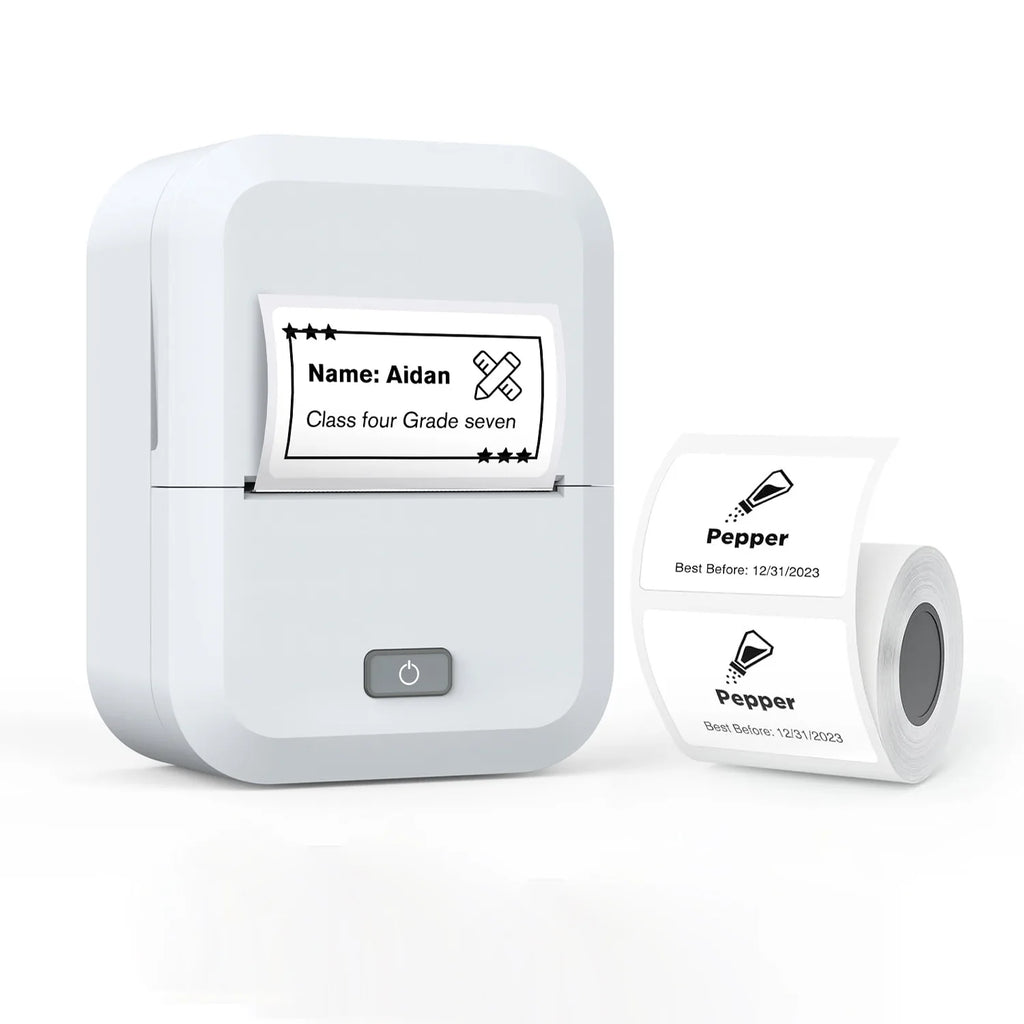 Wireless Bluetooth Label Printer, Portable Thermal Printer, Inkless Labeling Machine, Mini Label Maker Support Smartphones PC
