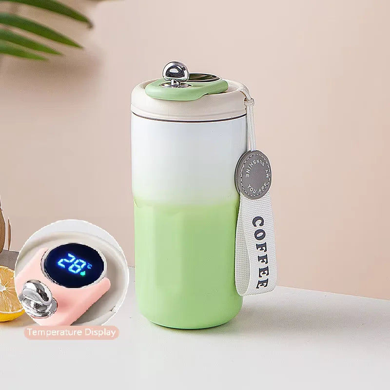 Smart Thermos Cup Bottle Water Digital LED Temperature Coffee Cup Stainless Steel Vacuum Cup Office Cup Business Drinking Mug